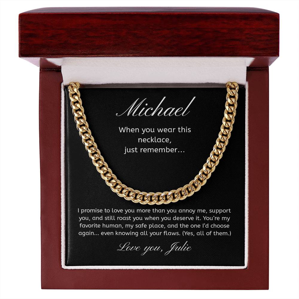 Personalized Gift For Him Necklace