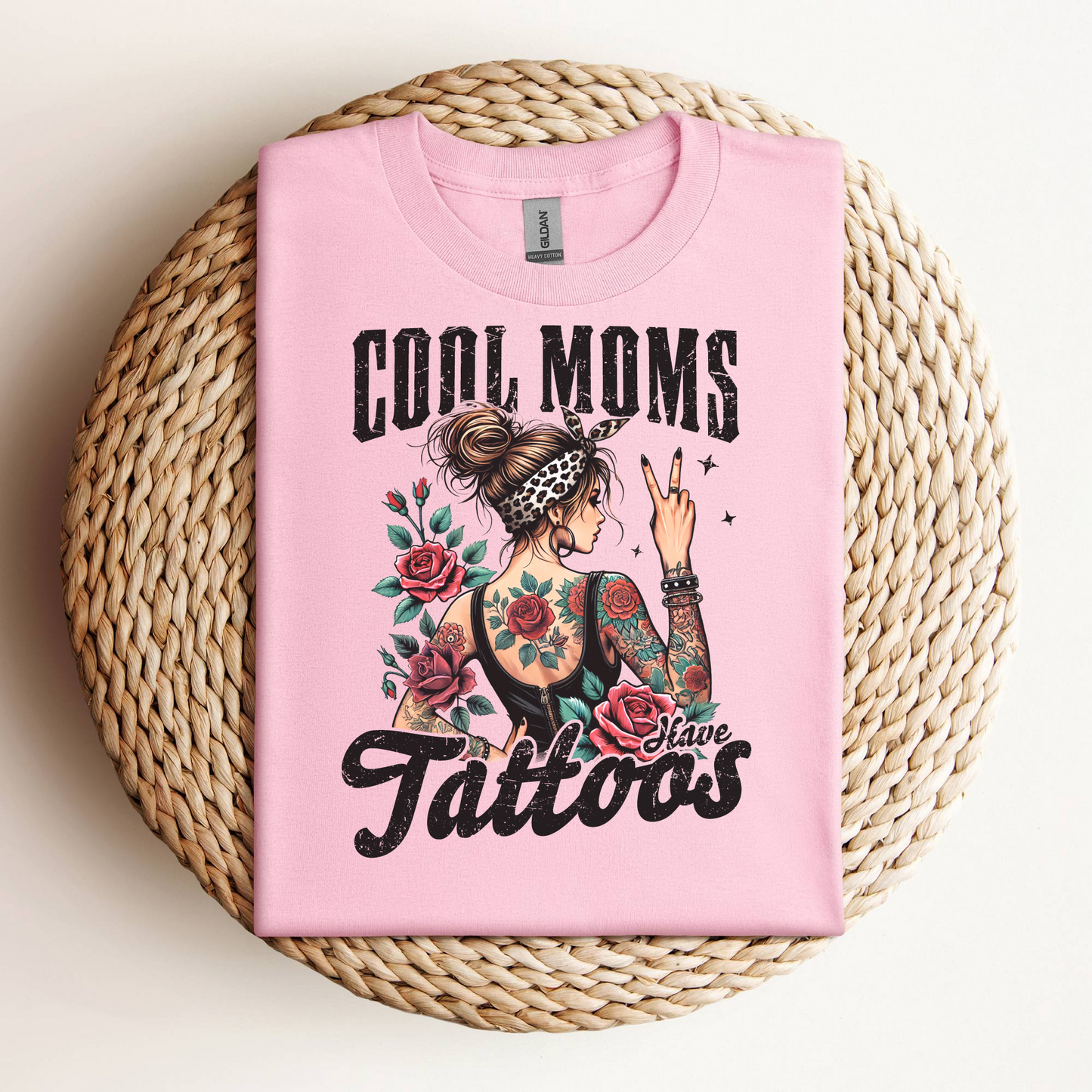 Cool Moms Have Tattoos Tee & Hoodie