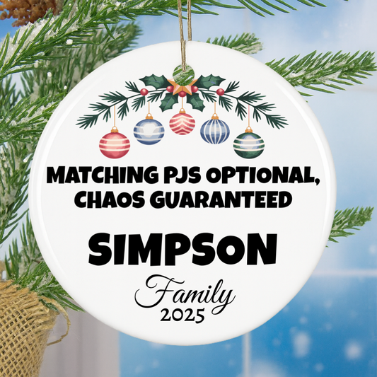 Family Christmas Ornament