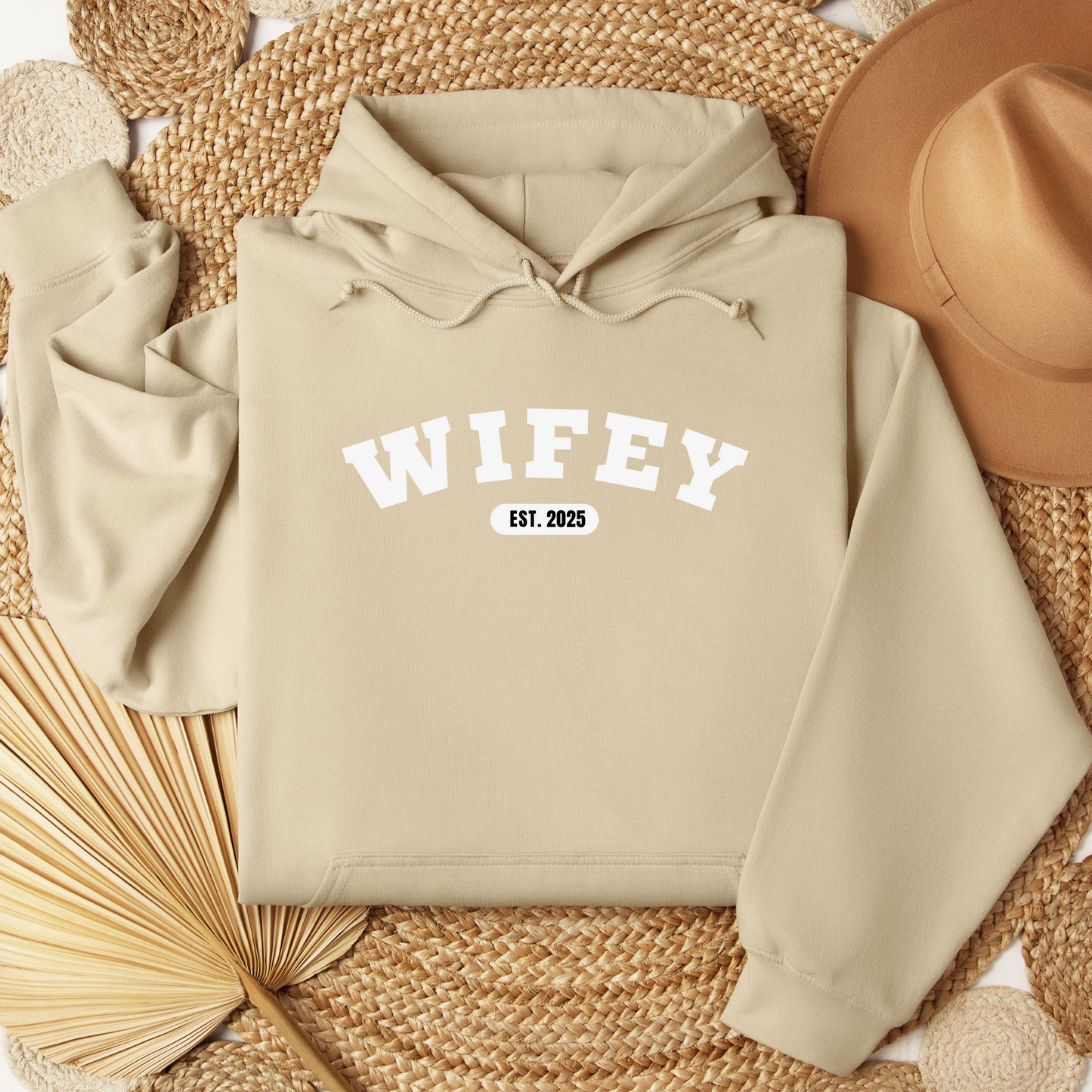 Personalized Wife Established Hoodie
