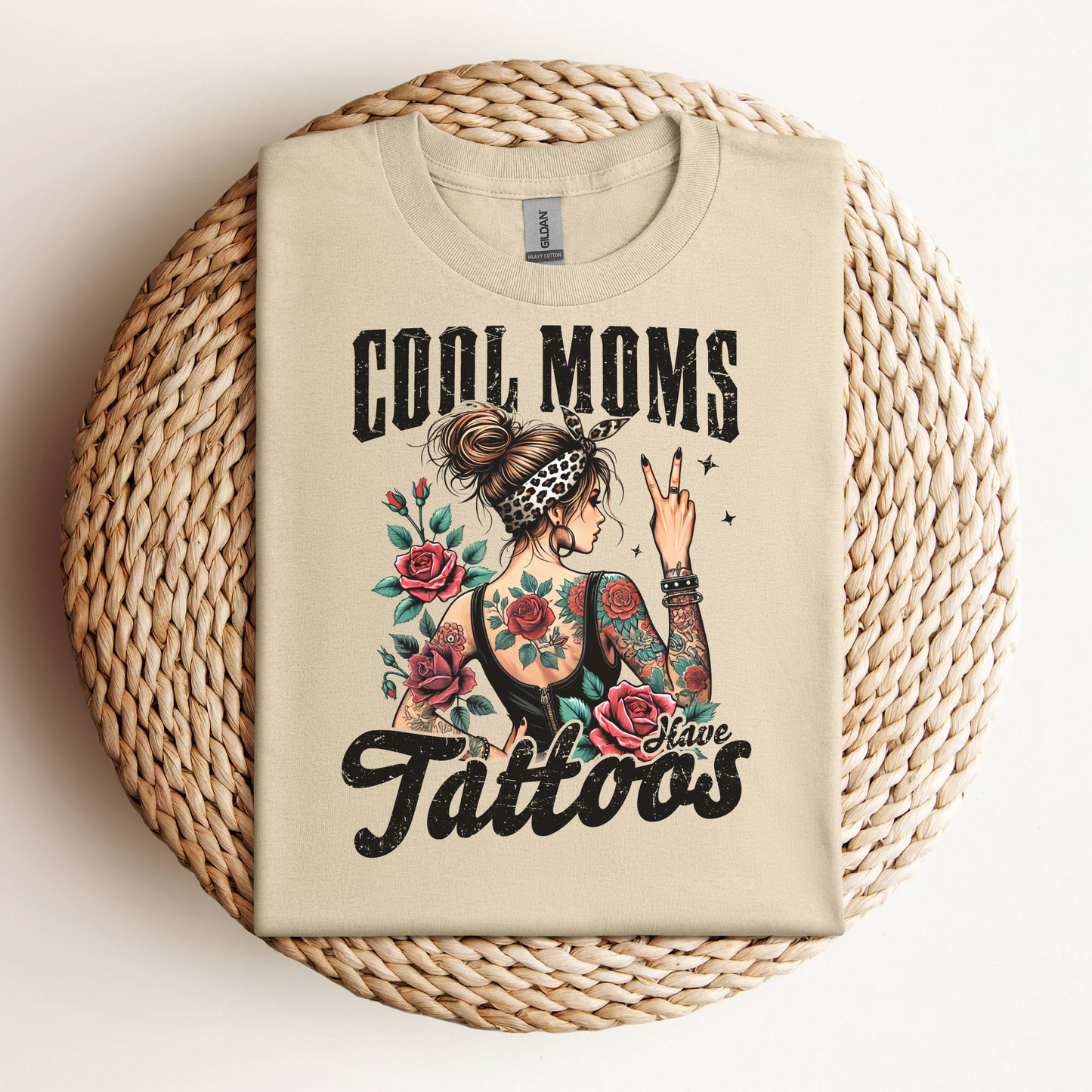 Cool Moms Have Tattoos Tee & Hoodie