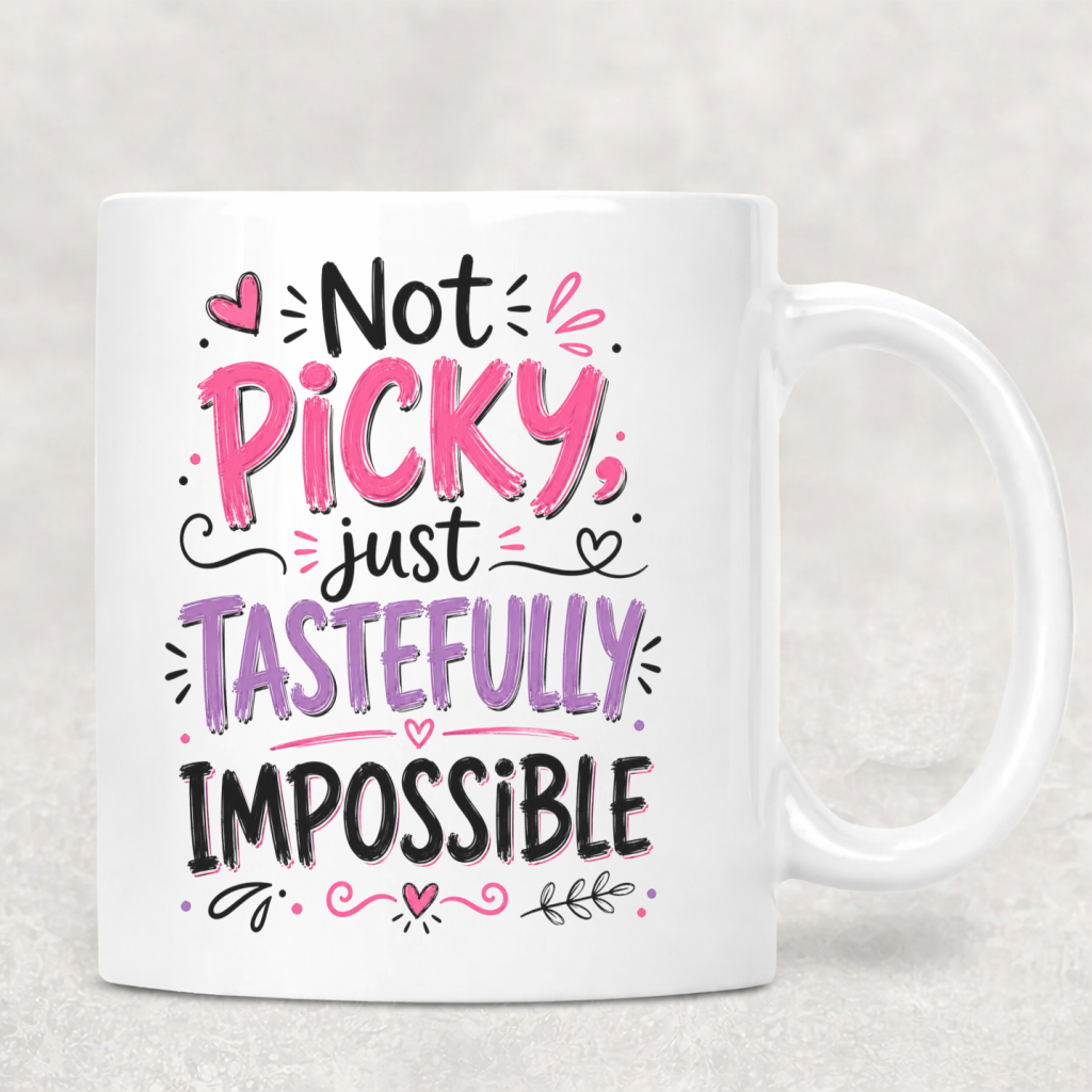 Personalized Sassy Girl - Not Picky Just Tastefully Impossible