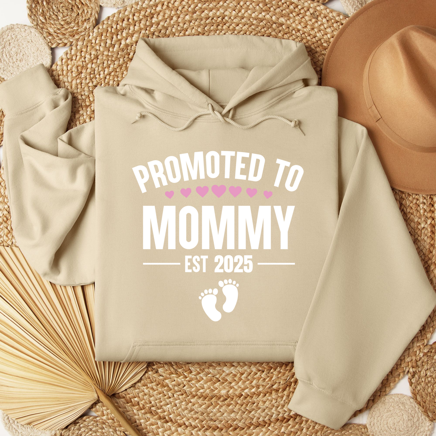 Promoted To Mommy Established Hoodie