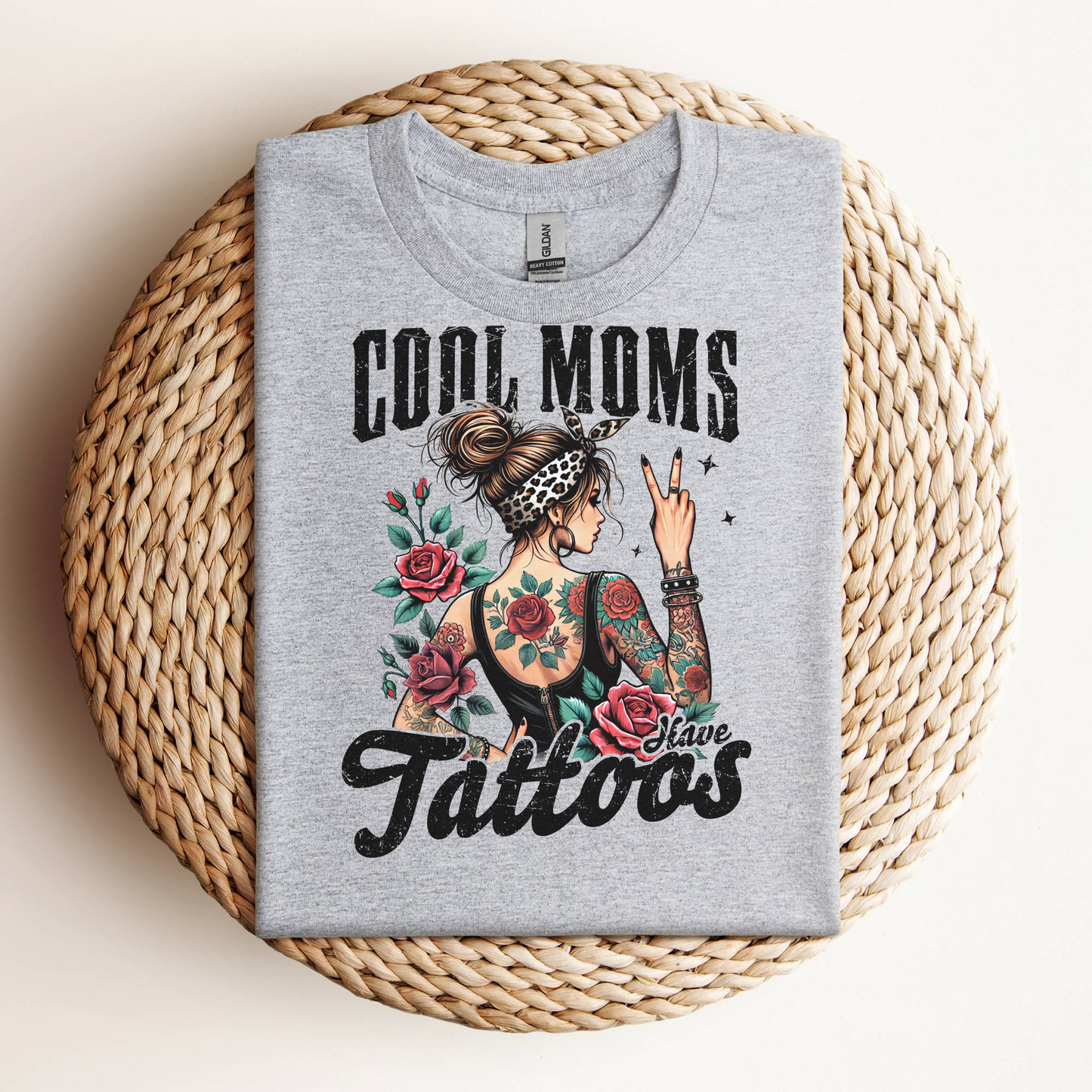 Cool Moms Have Tattoos Tee & Hoodie