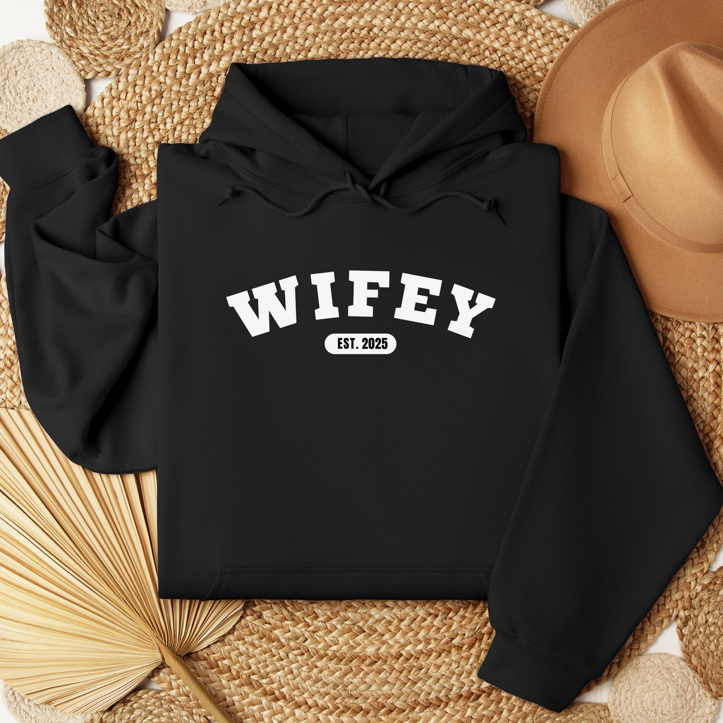 Personalized Wife Established Hoodie