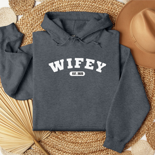 Personalized Wife Established Hoodie