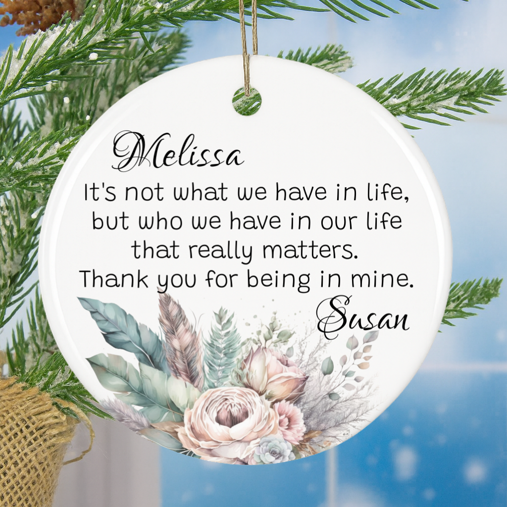 Best Friend Keepsake