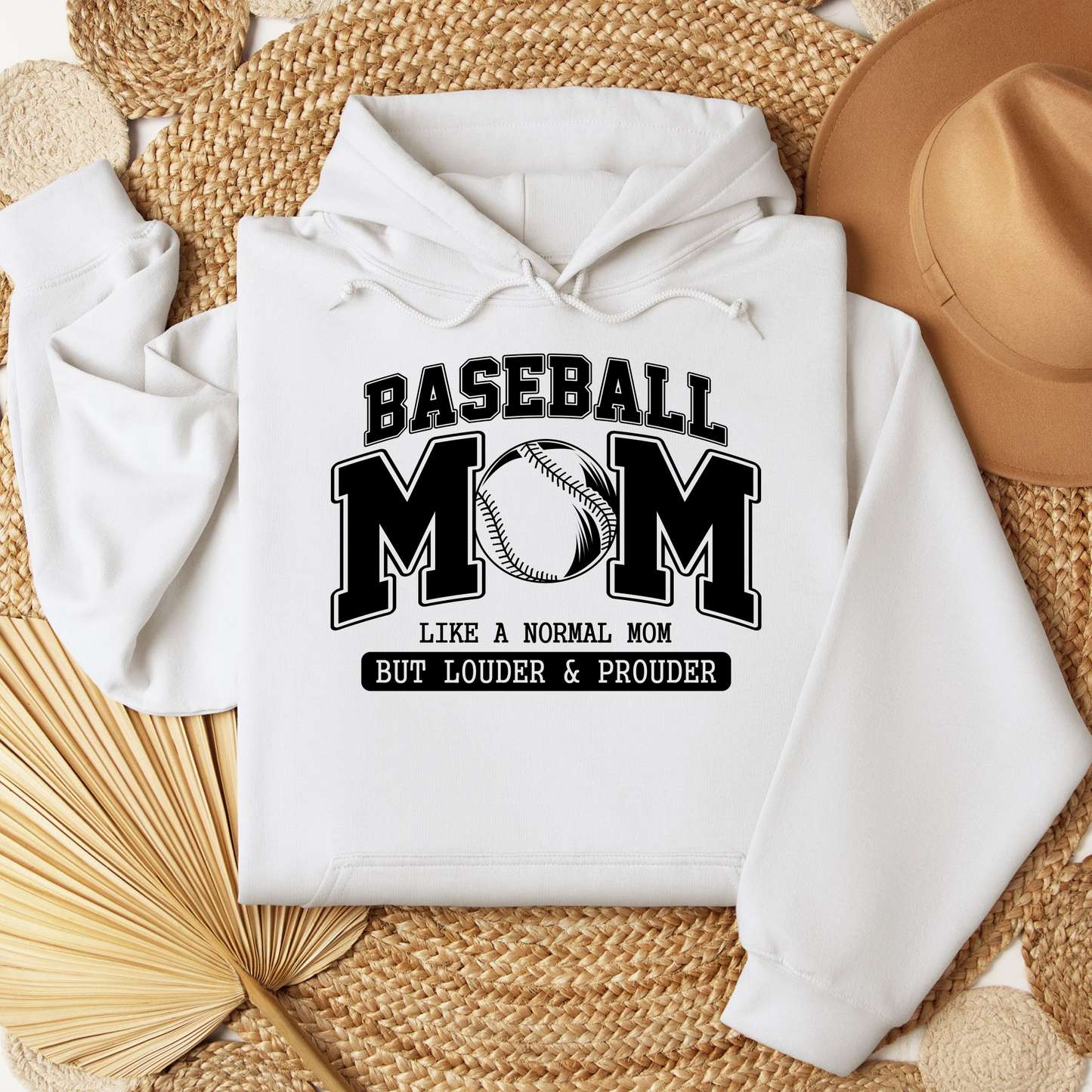 Baseball Mom Hooded Sweatshirt