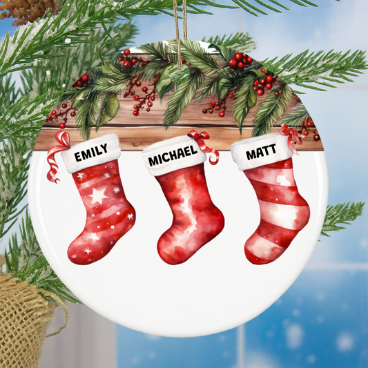Family Stocking Ornament