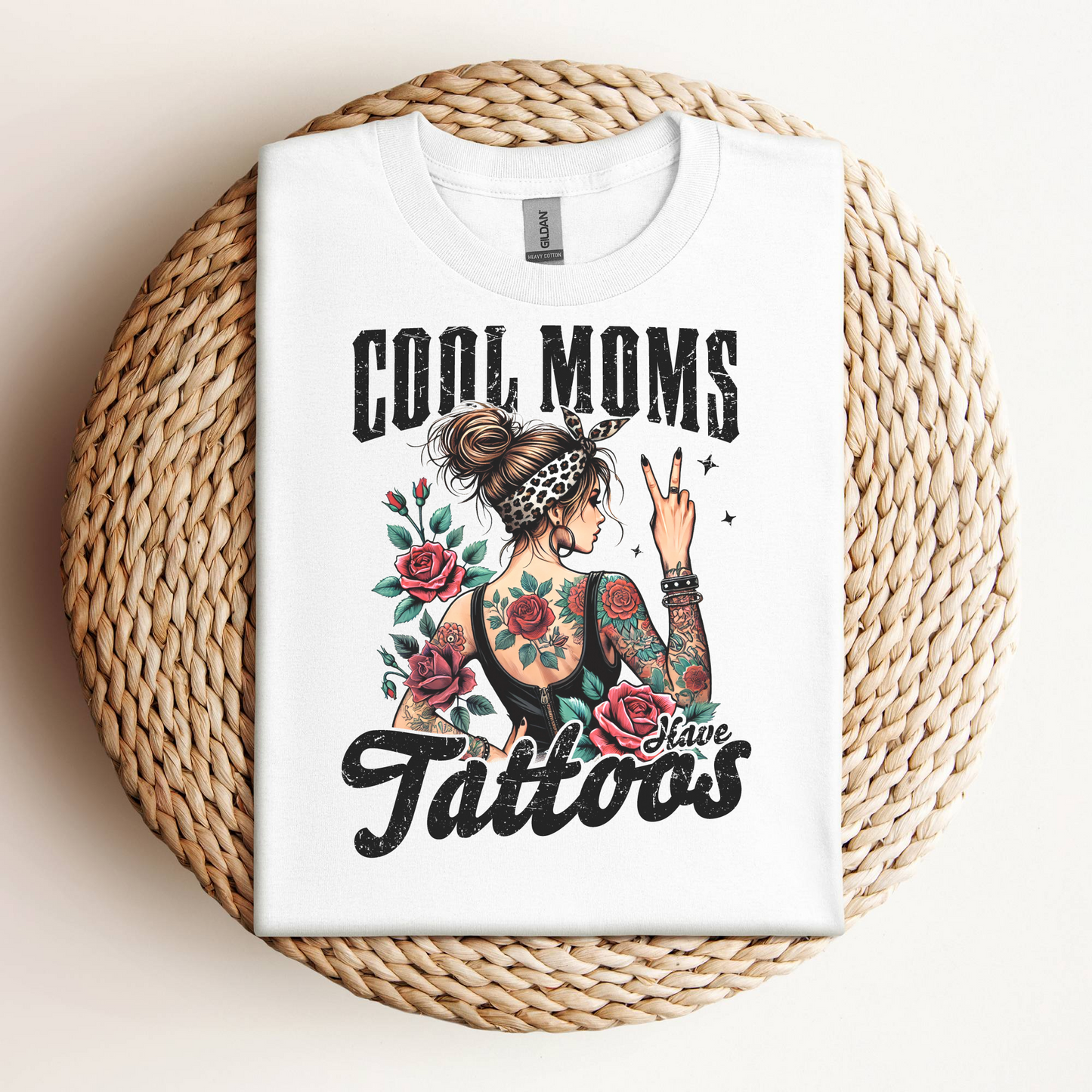 Cool Moms Have Tattoos Tee & Hoodie