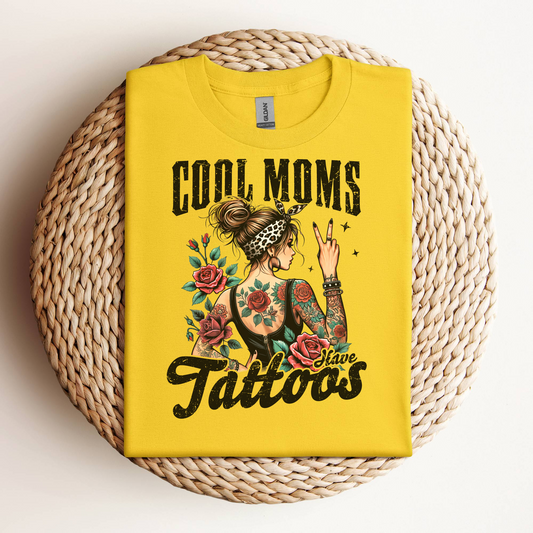 Cool Moms Have Tattoos Tee & Hoodie