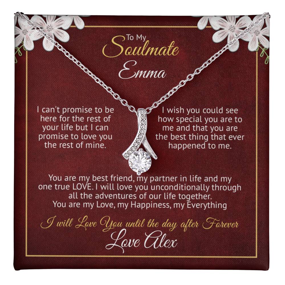 Personalized Soulmate Promise Necklace
