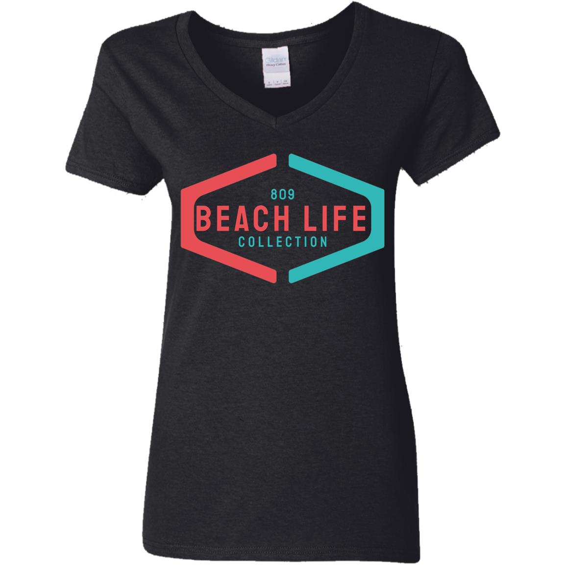 BeachLife809 Simple Logo Ladies T-Shirt