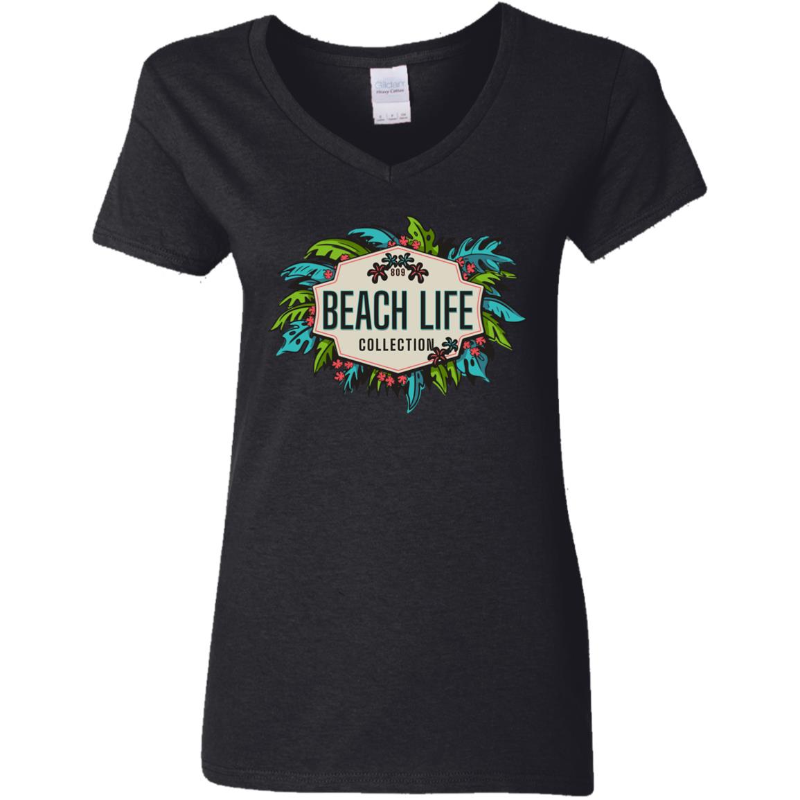Tropical BeachLife Logo Ladies T-Shirt