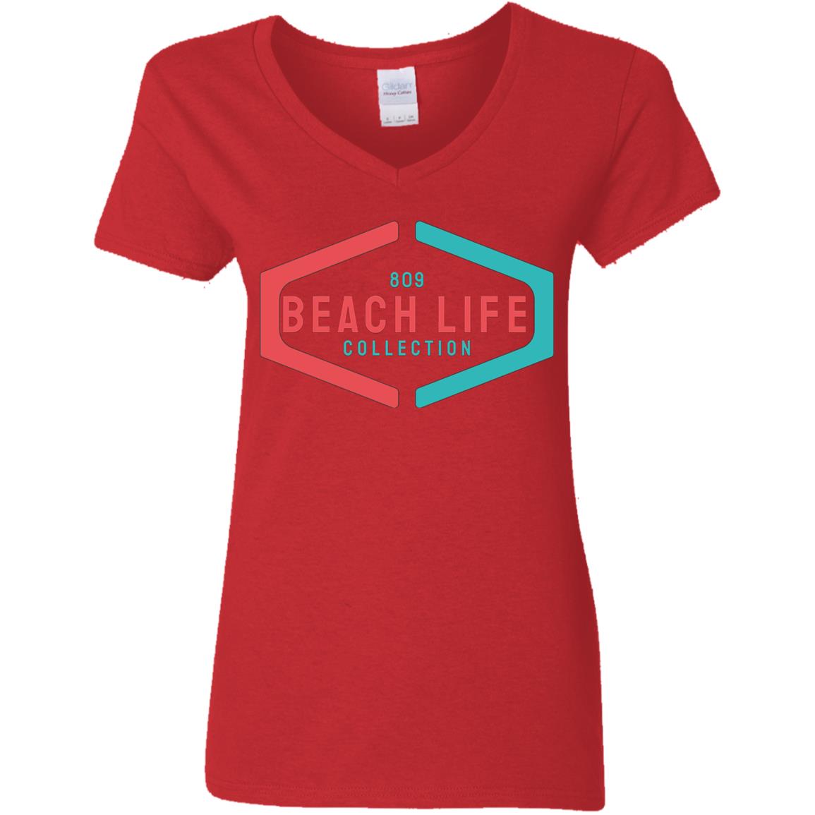 BeachLife809 Simple Logo Ladies T-Shirt