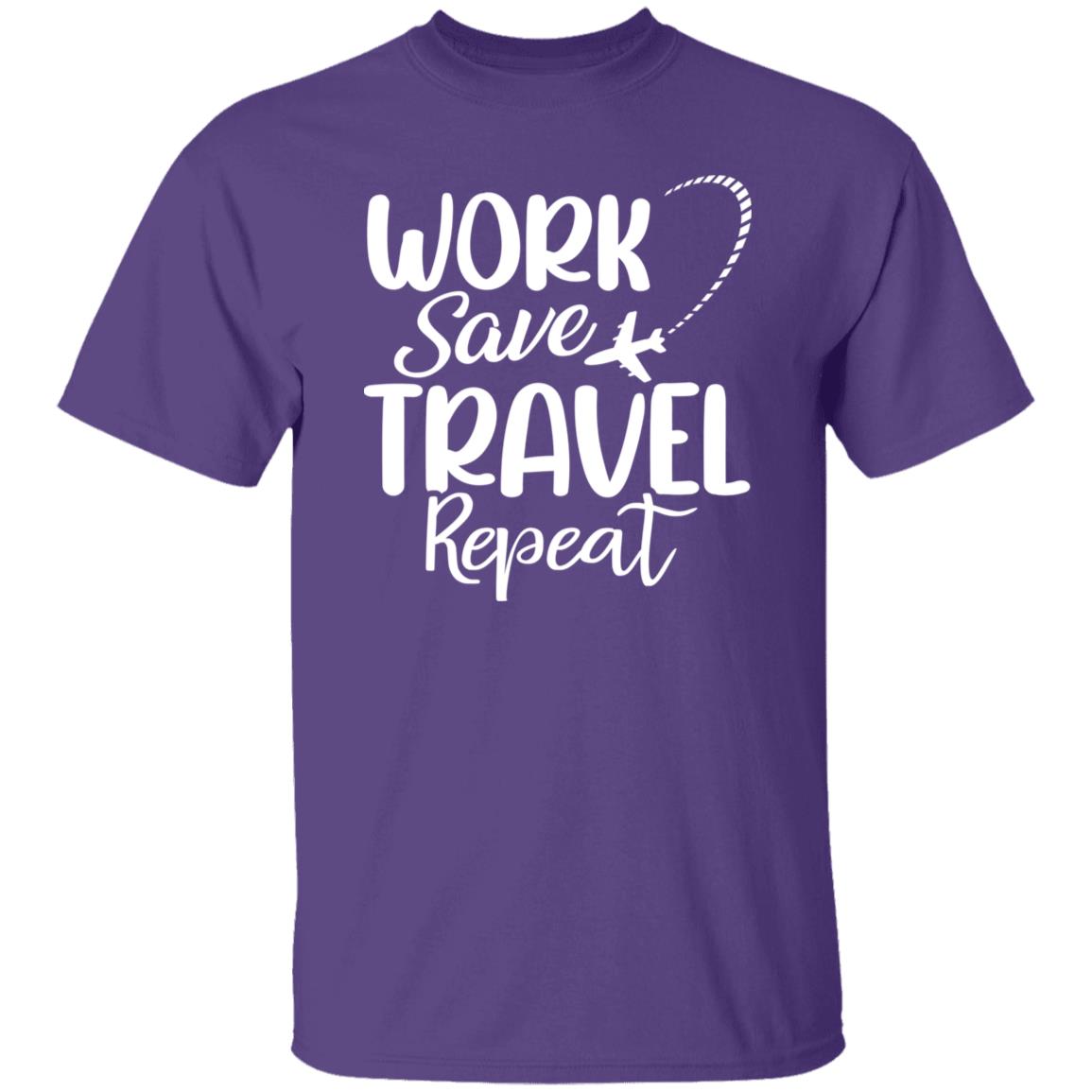 Work Save Travel Repeat T-shirt
