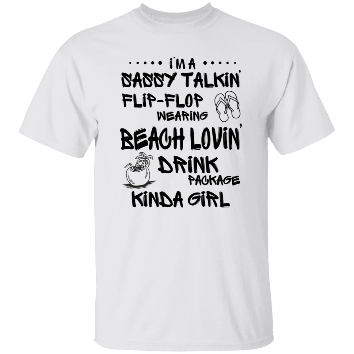 Sassy Talkin Drink Package Girl