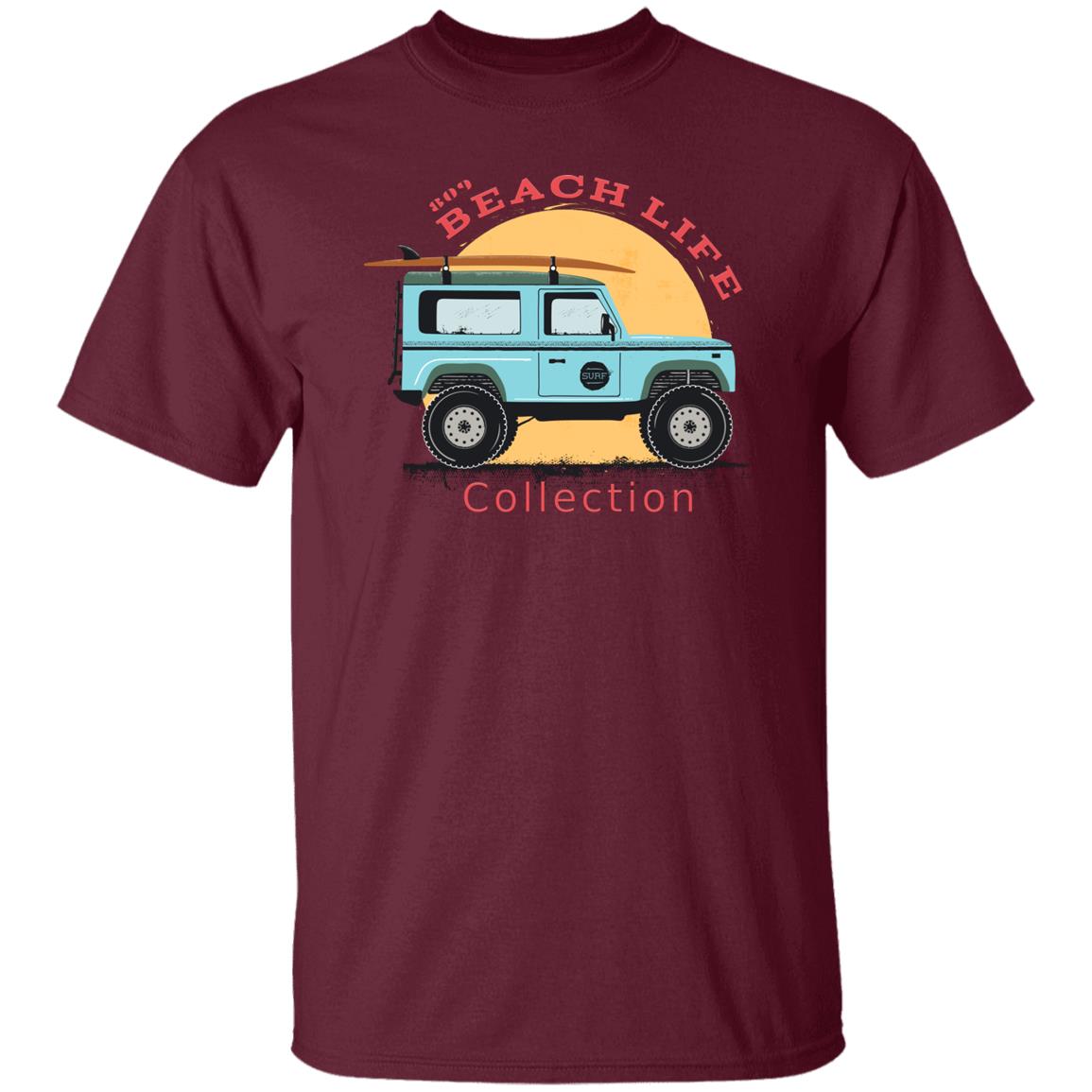 Beach Car Surfboard T-Shirt