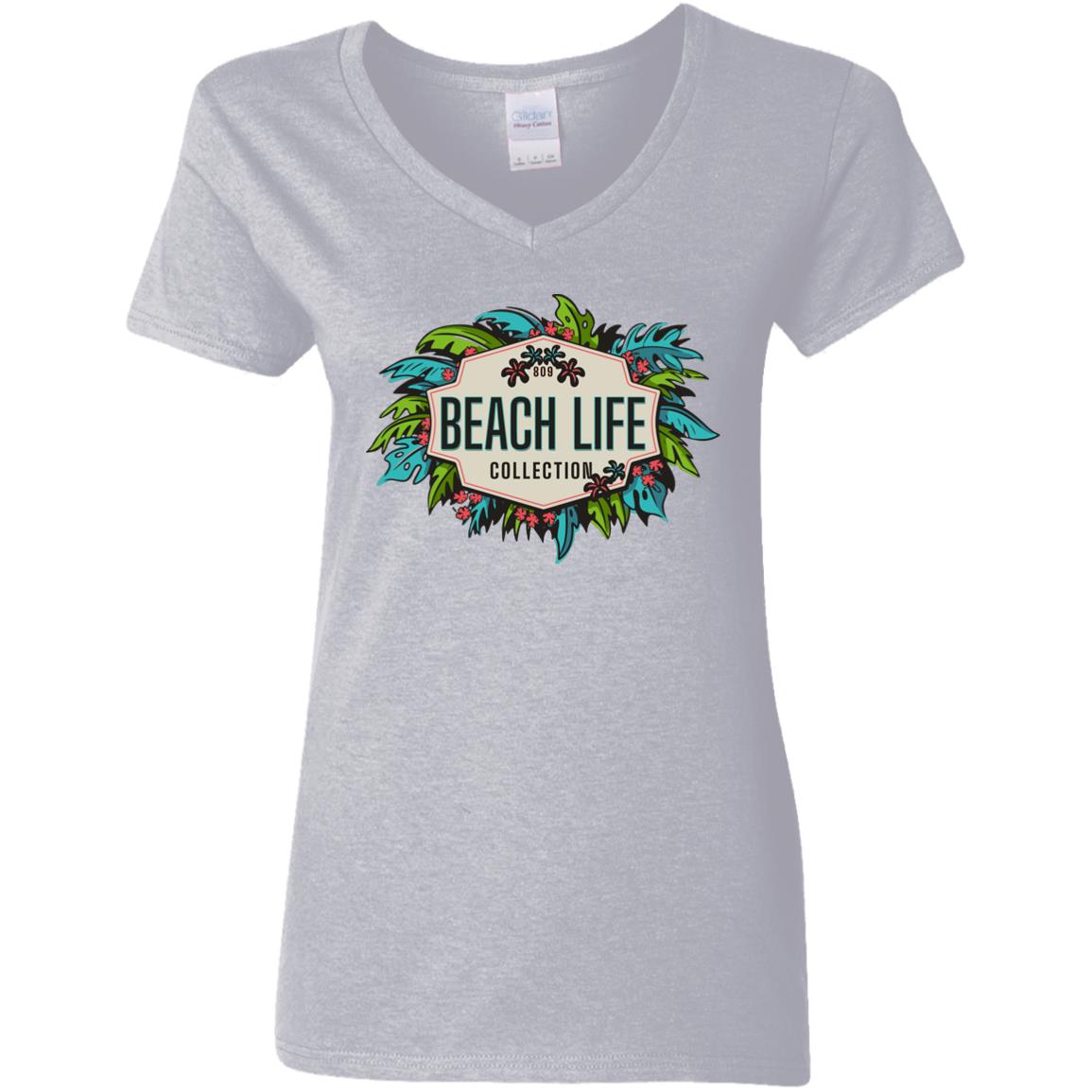 Tropical BeachLife Logo Ladies T-Shirt