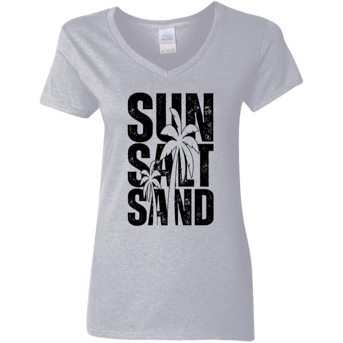 Distressed Sun Salt Sand Ladies T-Shirt