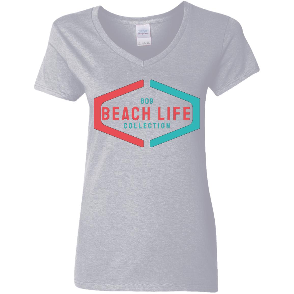 BeachLife809 Simple Logo Ladies T-Shirt
