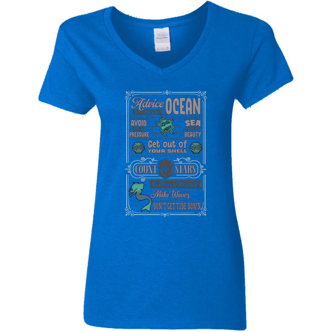 Advice From The Ocean Mermaid Ladies T-Shirt