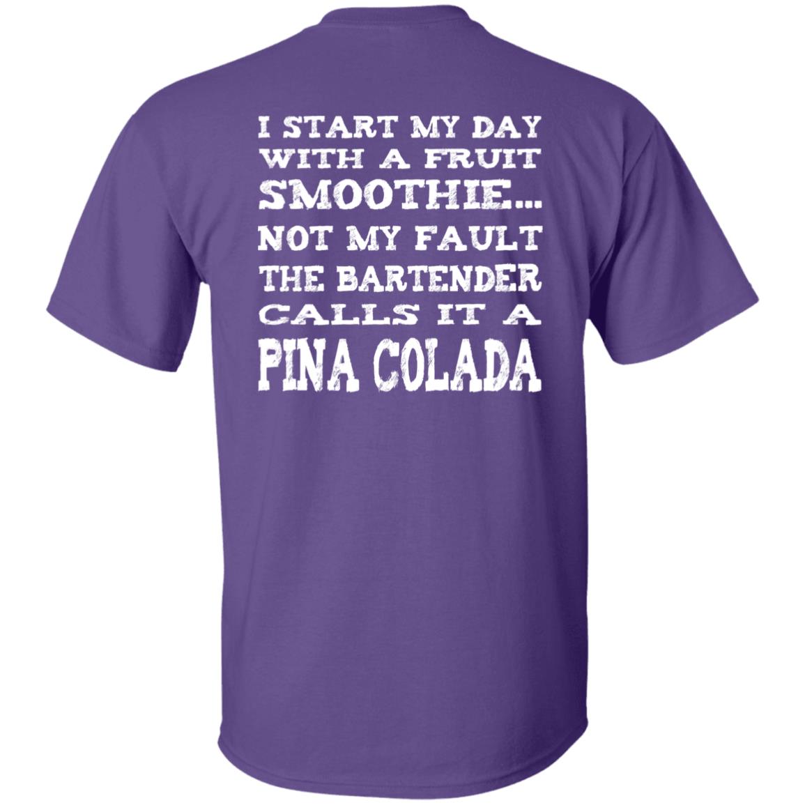 Smoothie Vs Pina Colada Beach T-Shirt