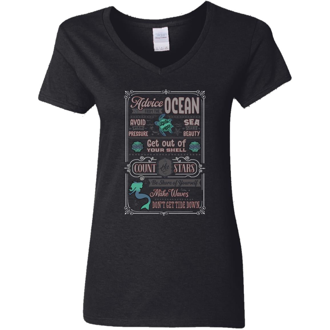 Advice From The Ocean Mermaid Ladies T-Shirt