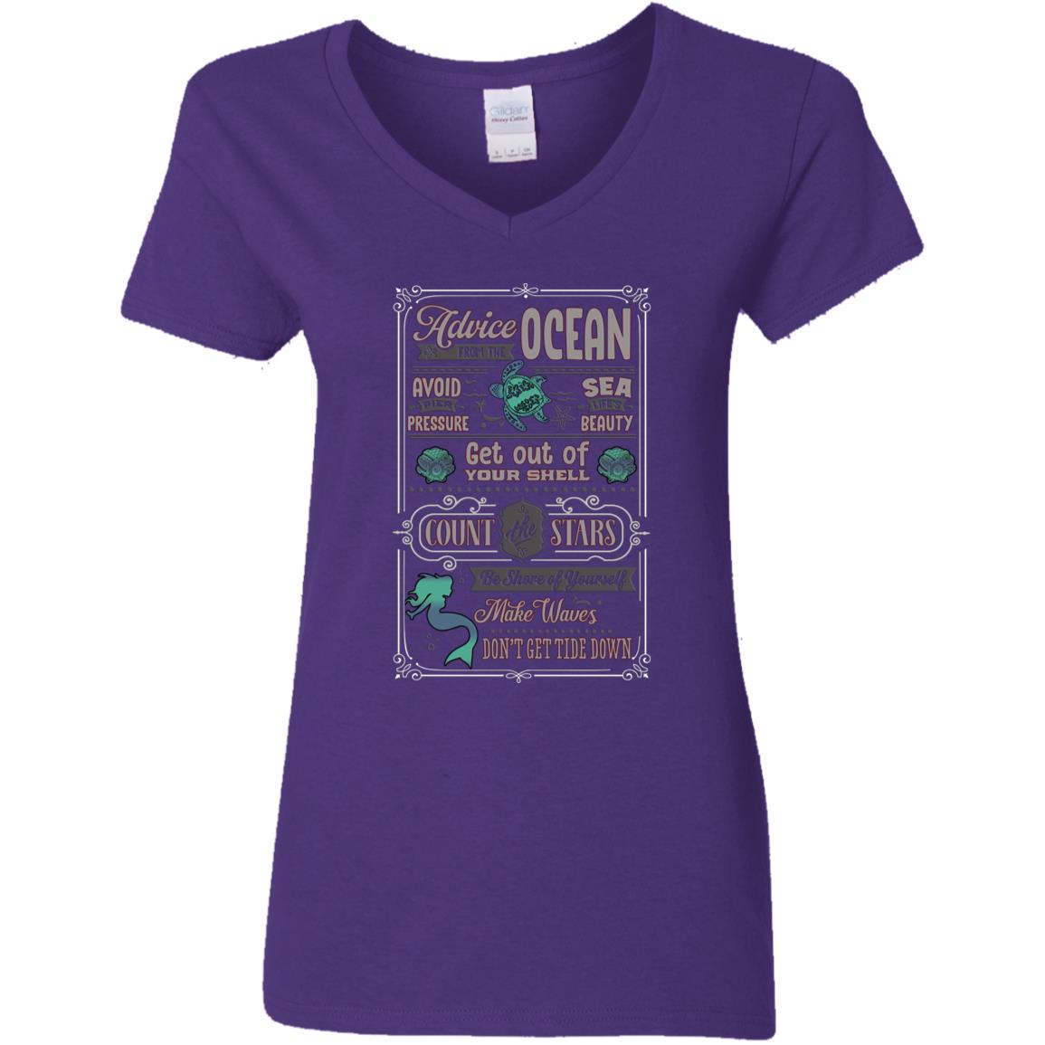 Advice From The Ocean Mermaid Ladies T-Shirt