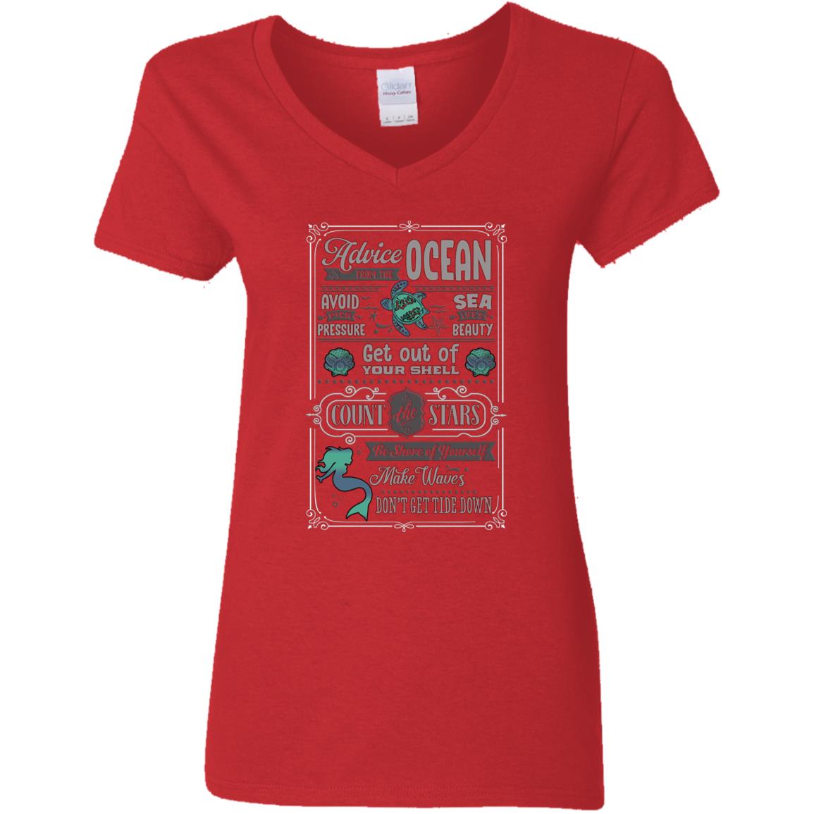 Advice From The Ocean Mermaid Ladies T-Shirt