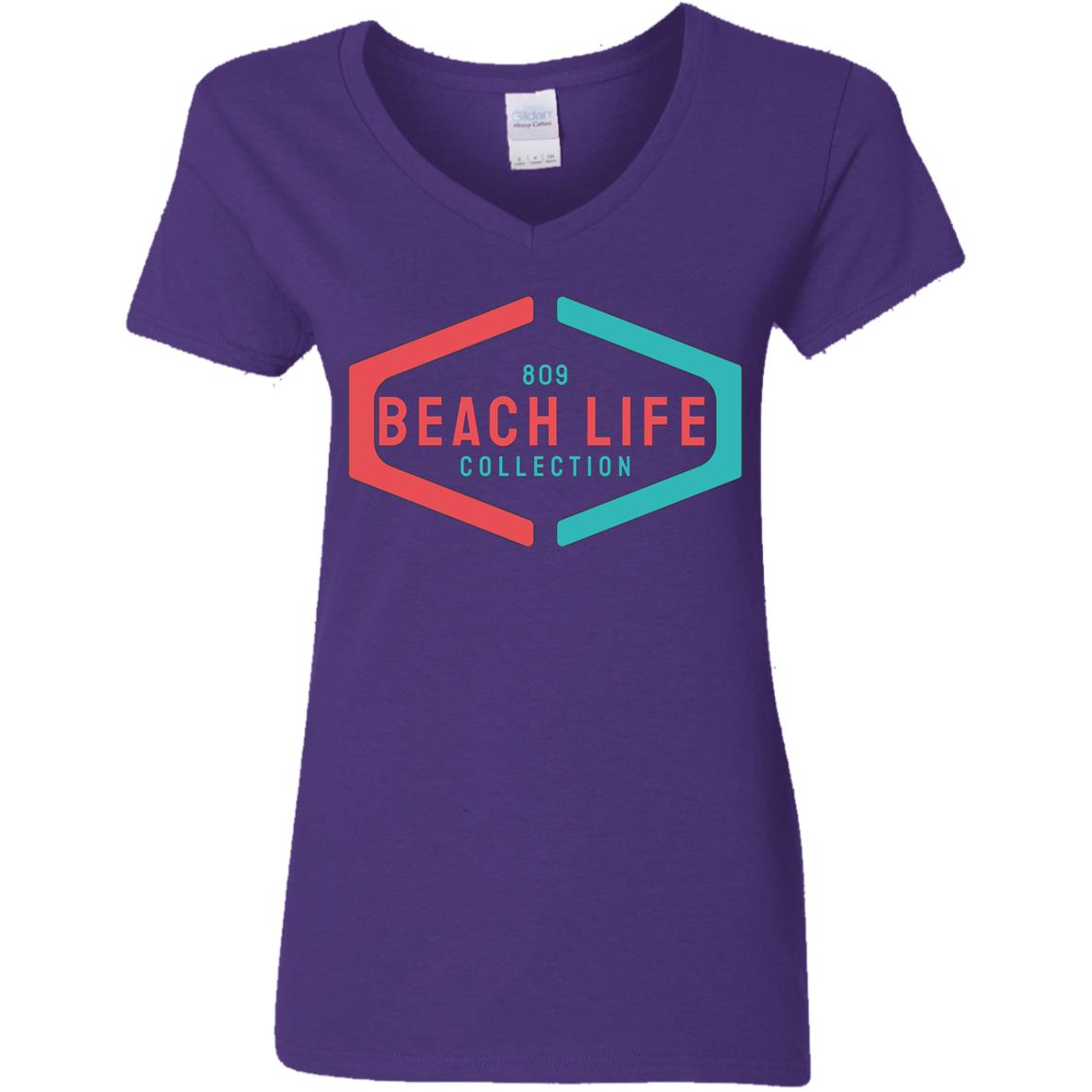 BeachLife809 Simple Logo Ladies T-Shirt