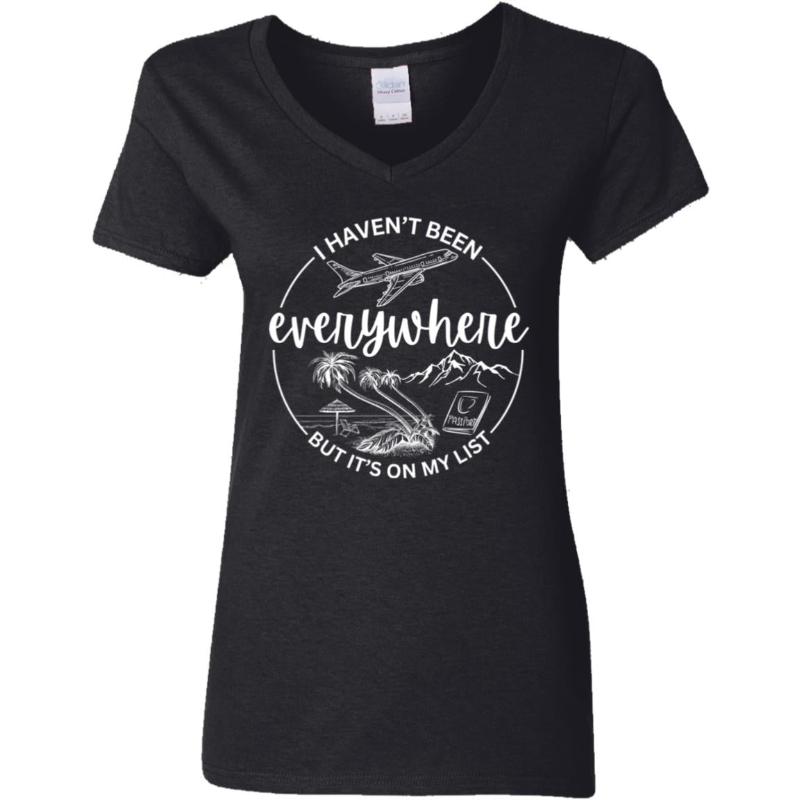 Ladies Travel Bucket List T-Shirt