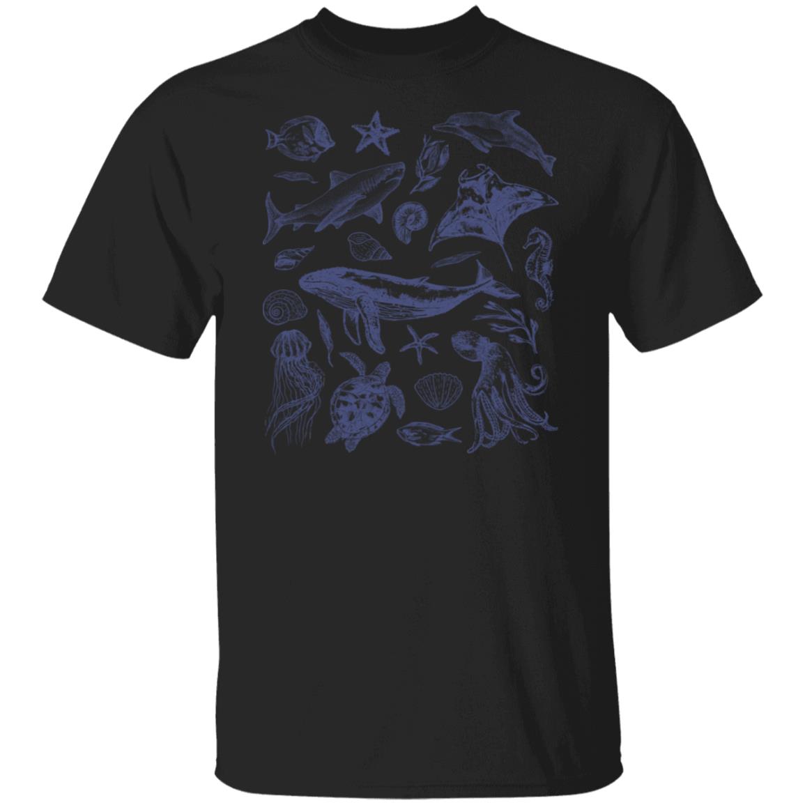 Vintage 90s Tattoo Sea Animal T-shirt