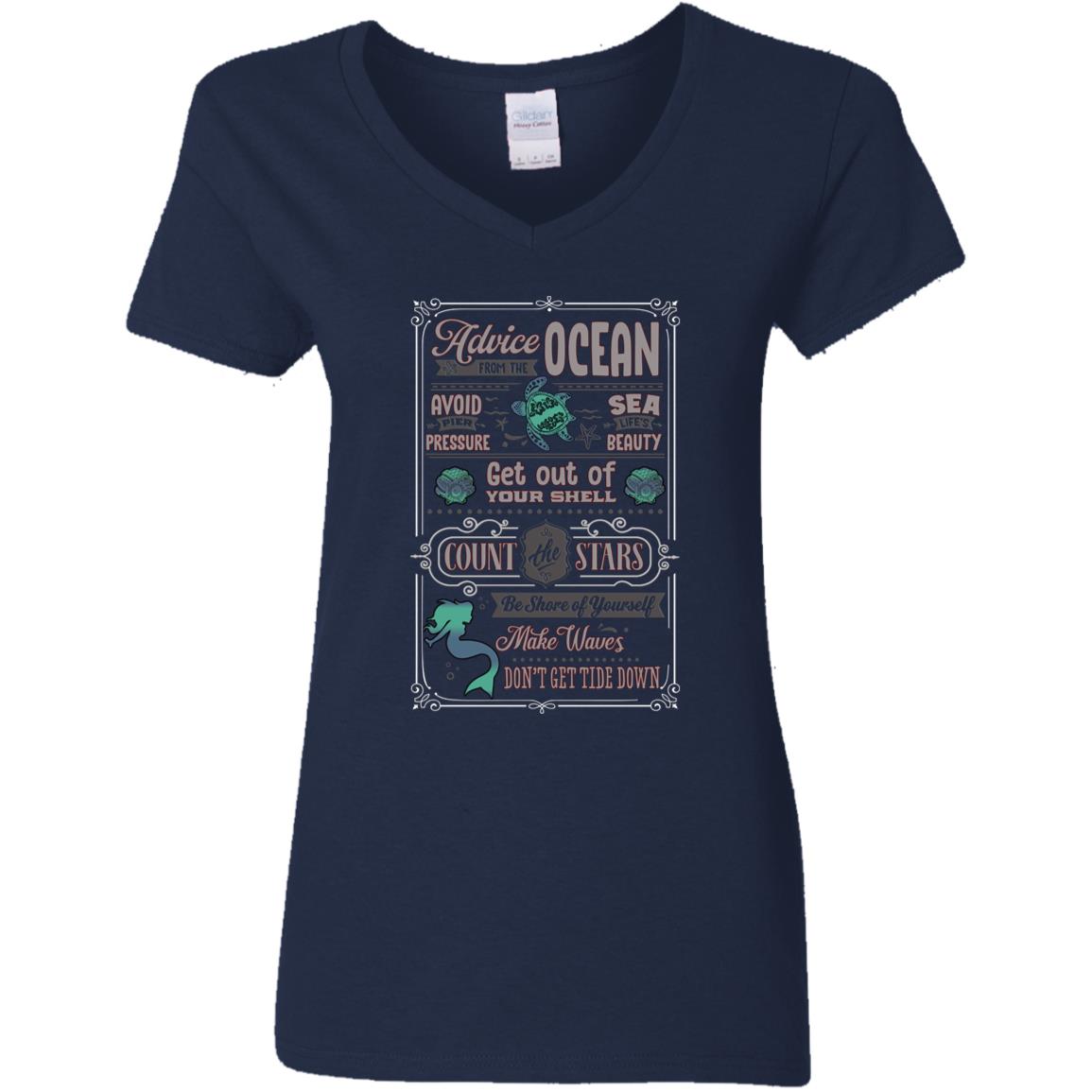 Advice From The Ocean Mermaid Ladies T-Shirt