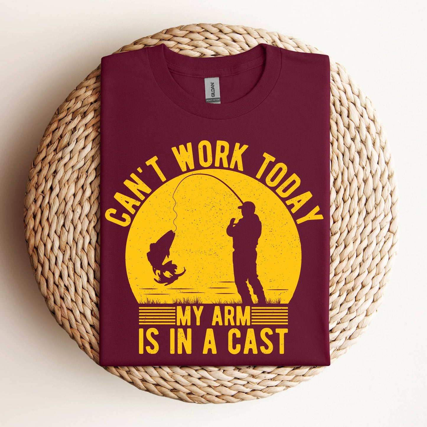 Can't Work Today Fishing Shirt