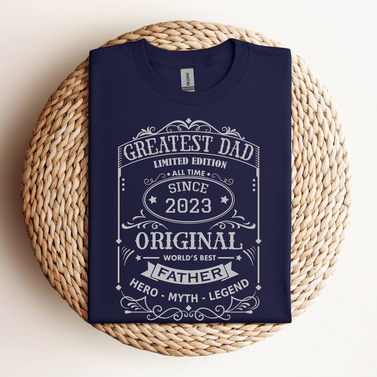 Personalized Greatest Dad EST Year
