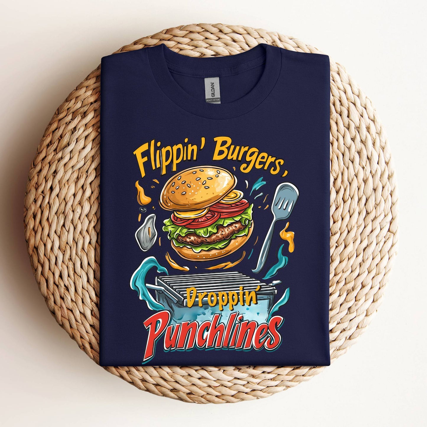 Flipping Burgers Dropping Punchlines