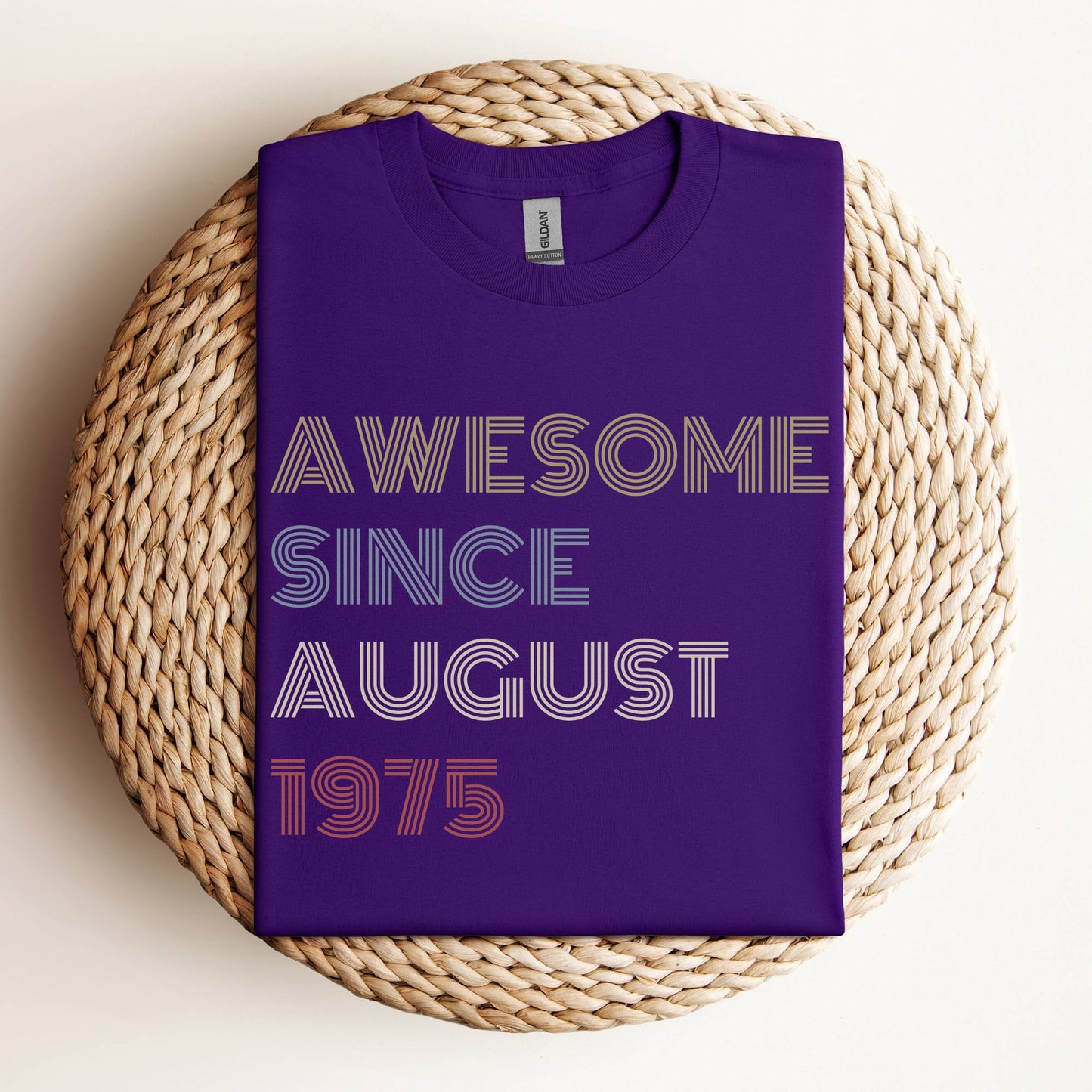Awesome Since Personalized Tee