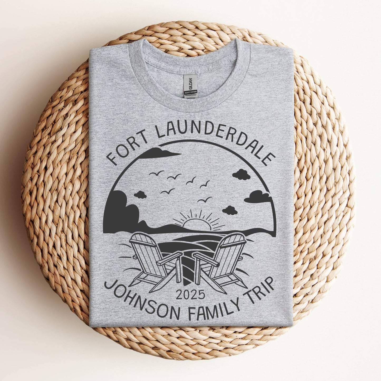 Personalized Beach Vacation Shirt