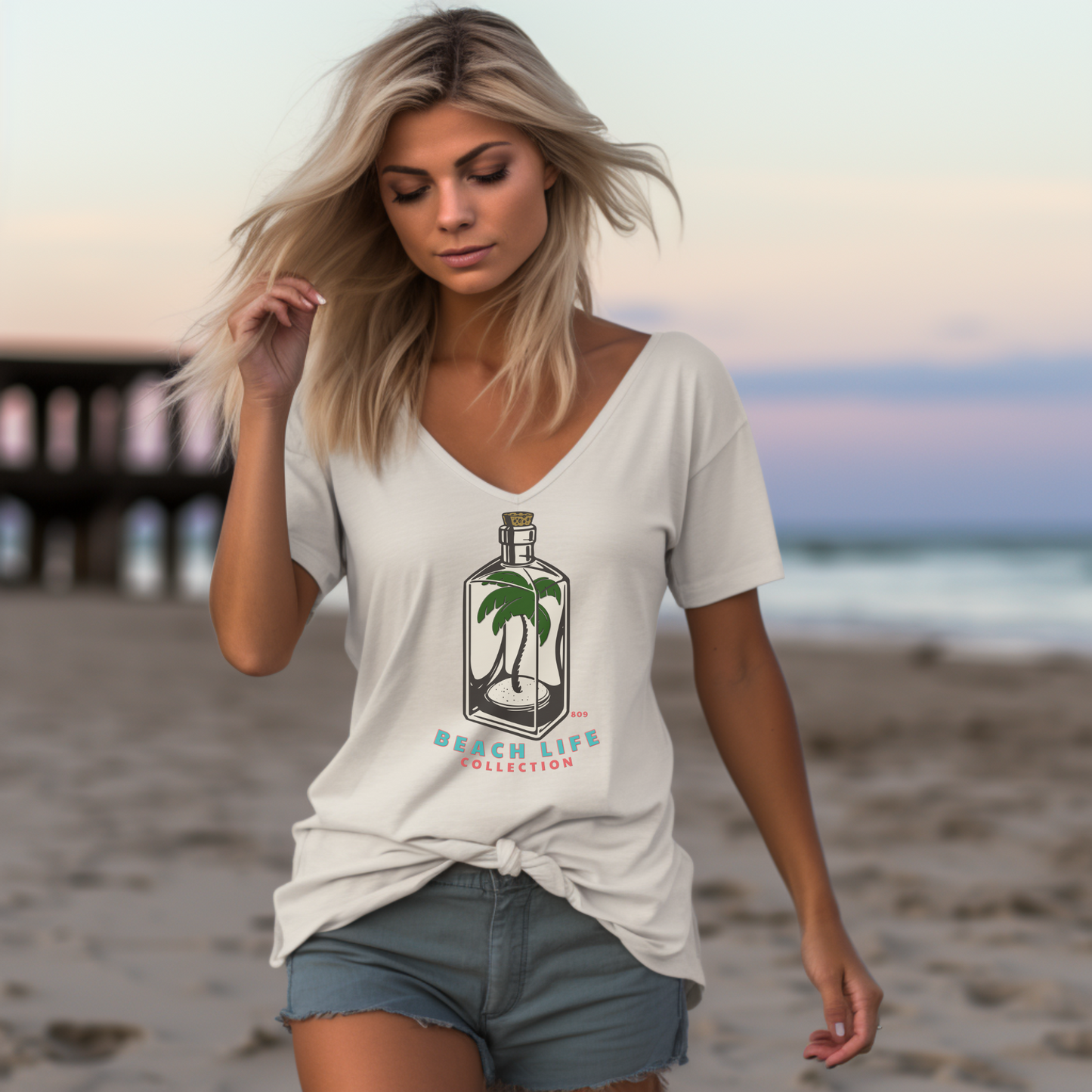 Ladies BeachLife809 T-Shirt