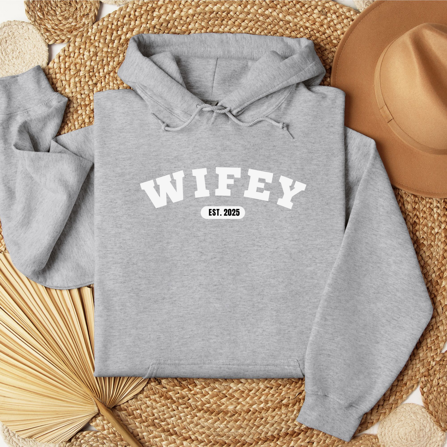 Personalized Wife Established Hoodie
