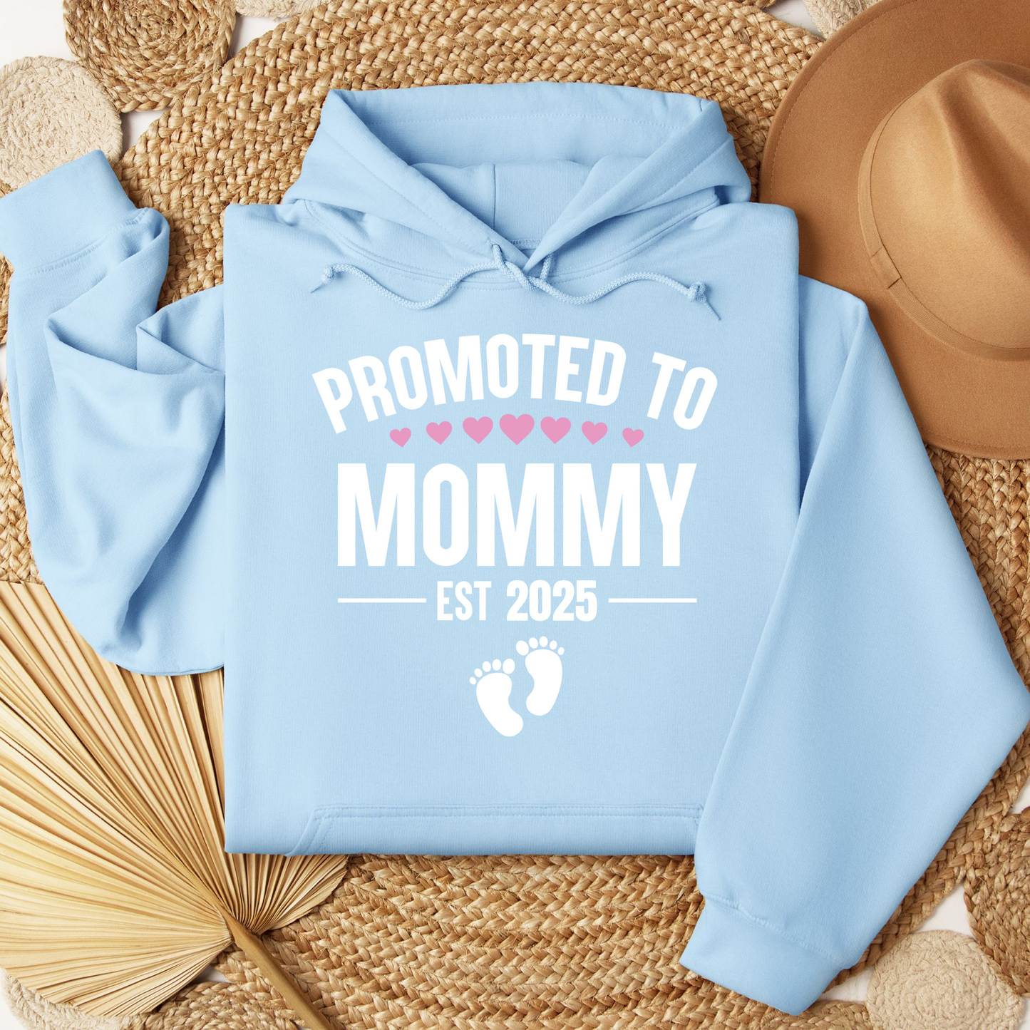 Promoted To Mommy Established Hoodie
