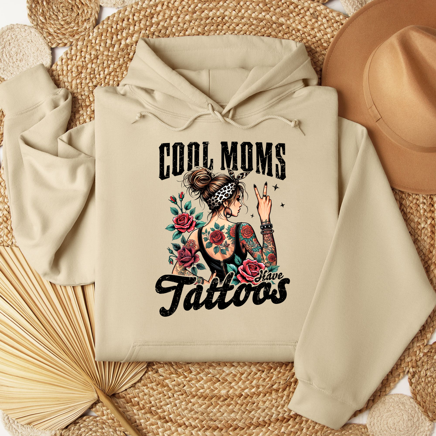 Cool Moms Have Tattoos Tee & Hoodie