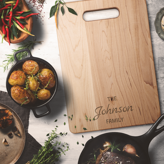 Name Engraved Cutting Board
