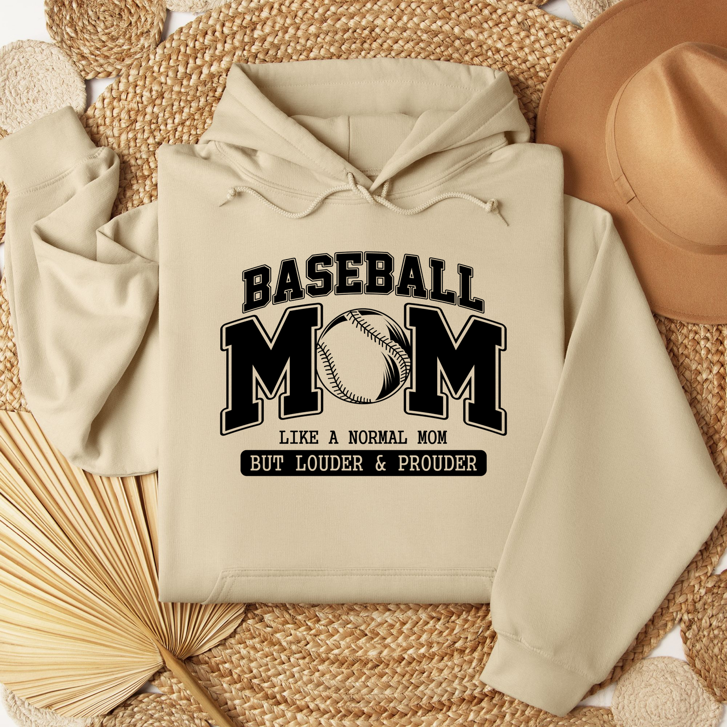 Baseball Mom Hooded Sweatshirt