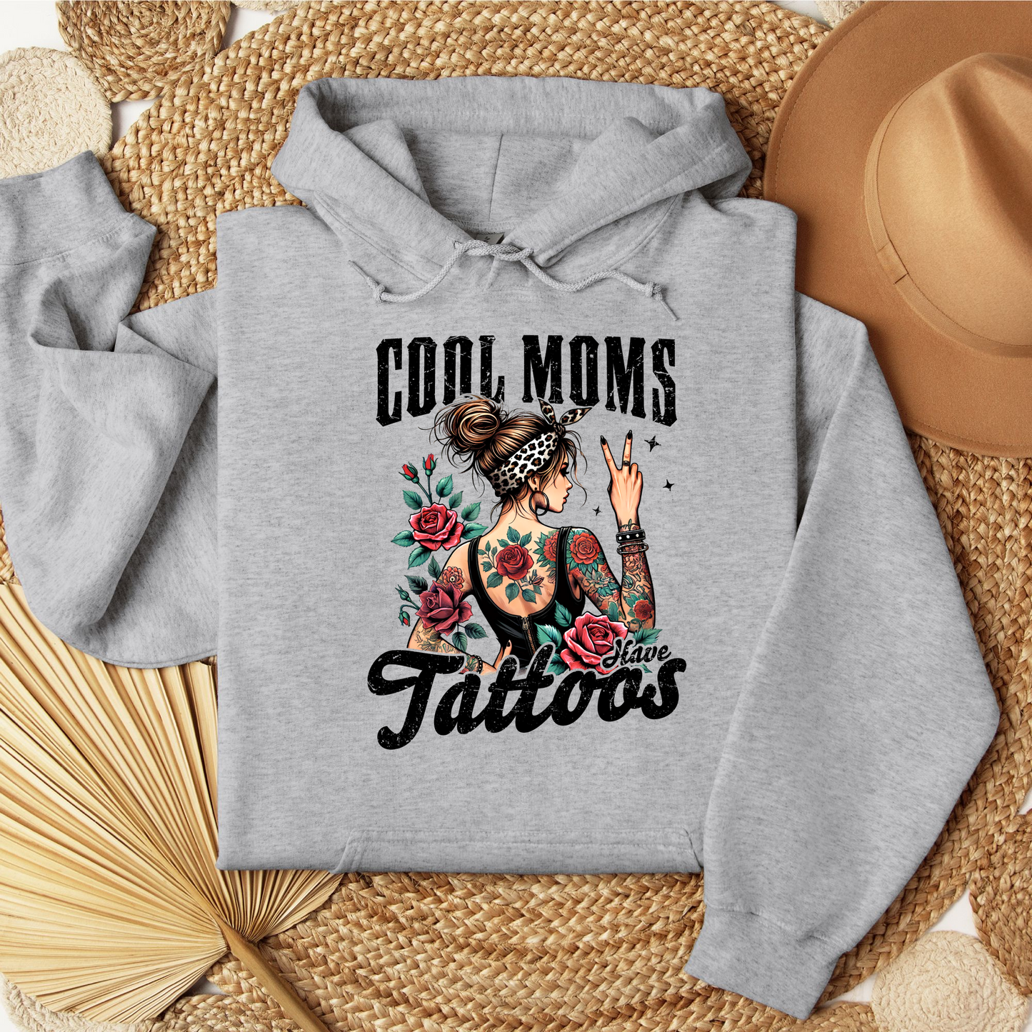 Cool Moms Have Tattoos Tee & Hoodie