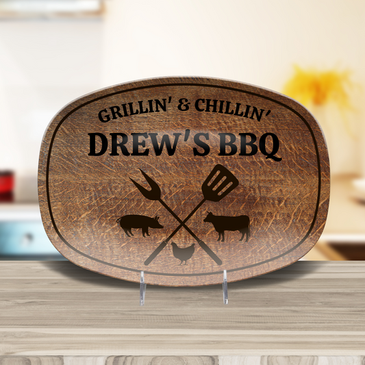 Personalized Grillin' & Chillin' Platter