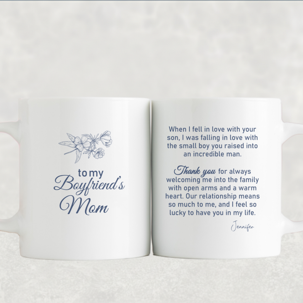 Custom Boyfriends Moms Gift