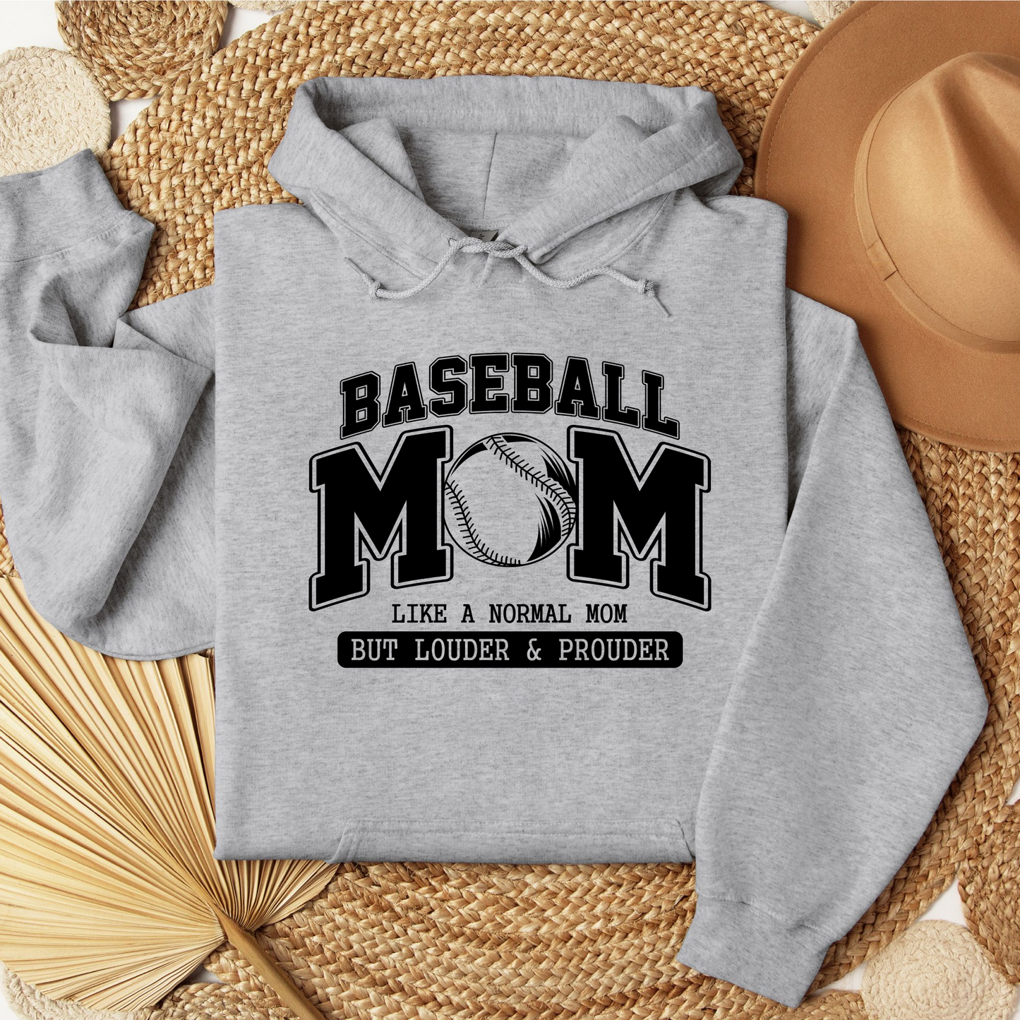 Baseball Mom Hooded Sweatshirt