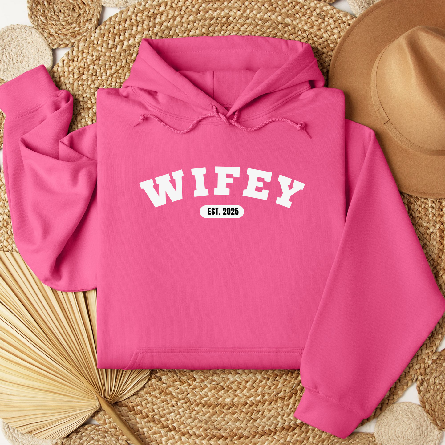 Personalized Wife Established Hoodie